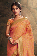 Patola Saree Ginger Orange Patola Saree saree online