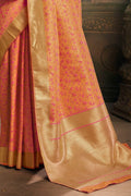 Patola Saree Ginger Orange Patola Saree saree online
