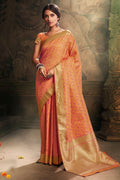 Patola Saree Ginger Orange Patola Saree saree online