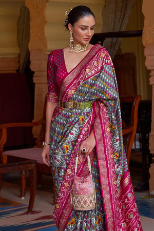 patola silk saree