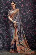 Patola Saree Navy Blue Patola Saree saree online