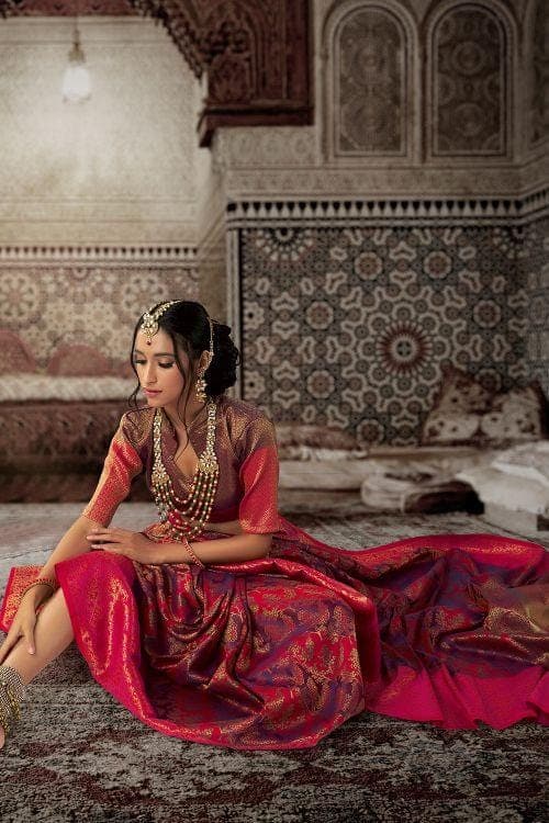 Patola Saree Red And Purple Patola Saree saree online