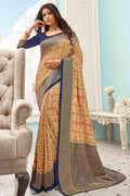 Tortilla Yellow Patola Saree