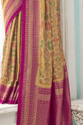 Trombone Yellow Patola Saree