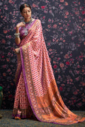 Patola Saree Vivid Pink Patola Saree saree online