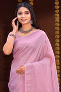 Pastel Wine Kanjivaram Silk Saree
