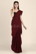 Pure Cotton Syrup Brown Handwoven Pure Cotton Saree saree online