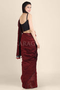 Pure Cotton Syrup Brown Handwoven Pure Cotton Saree saree online