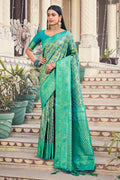 Sea Green Kanjivaram Saree