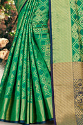 Emerald Green Patola Saree