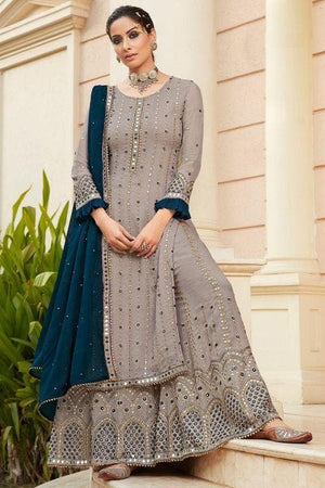 salwar suit with palazzo