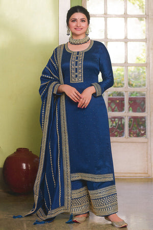 blue salwar suit