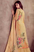 Salwar Suit Amber Yellow Salwar Suit Material saree online