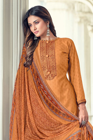 orange salwar suit
