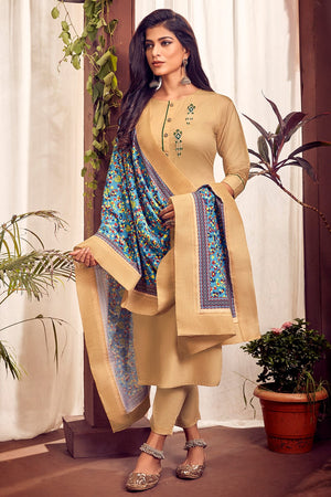 Beige Salwar Suit
