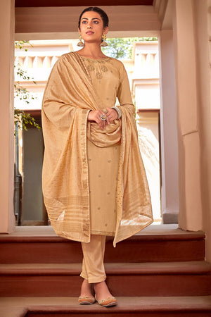 Beige Salwar Suit