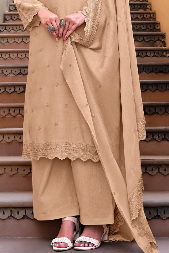 beige salwar suits