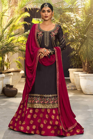 Brown Salwar Suit