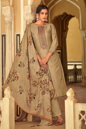 Buff Beige Salwar Suit