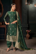 green salwar suit