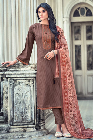 Chestnut Brown Salwar Suit