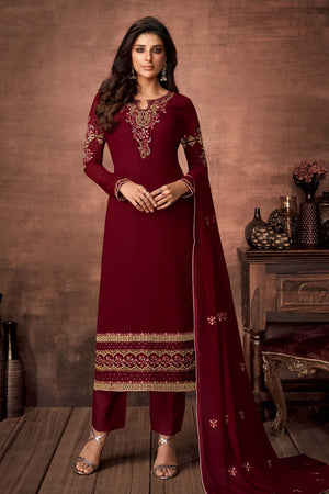 Chilli Red Salwar Suit