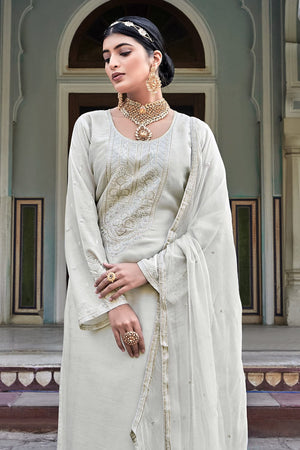 grey salwar suit