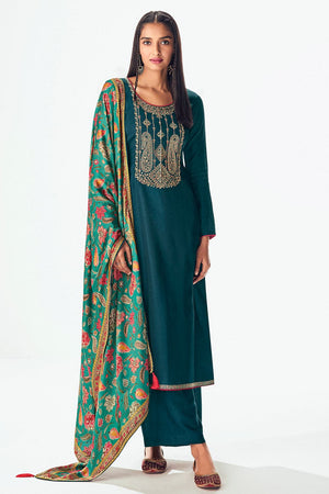 Cobalt Blue Salwar Suit