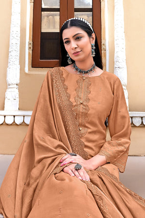 peach salwar suit