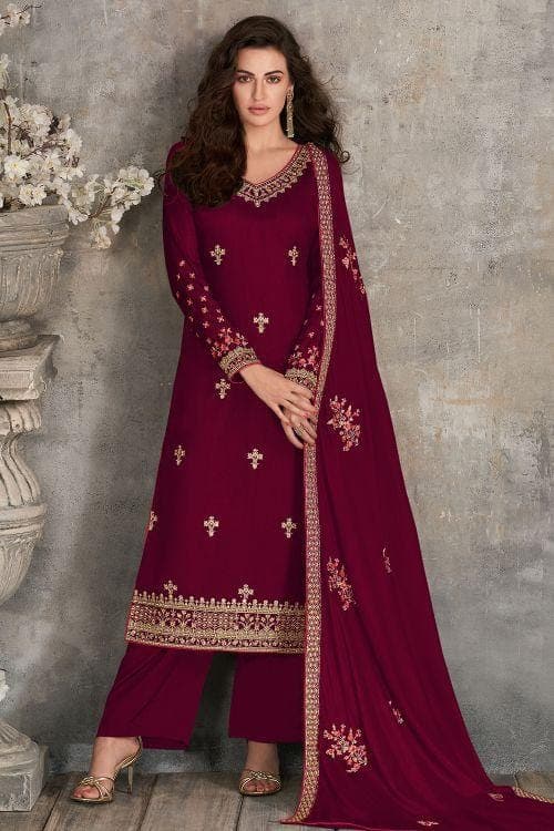 salwar suit with palazzo 