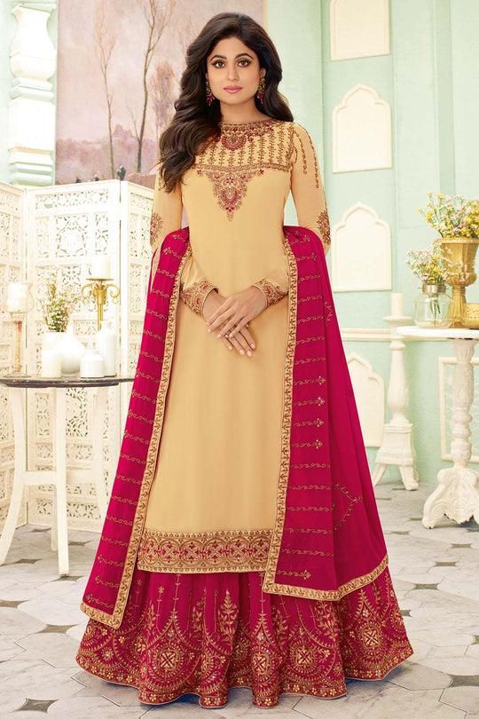 salwar suit with gharara