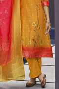 yellow salwar suit
