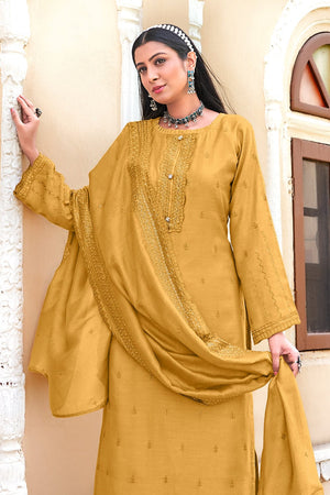 yellow salwar suit
