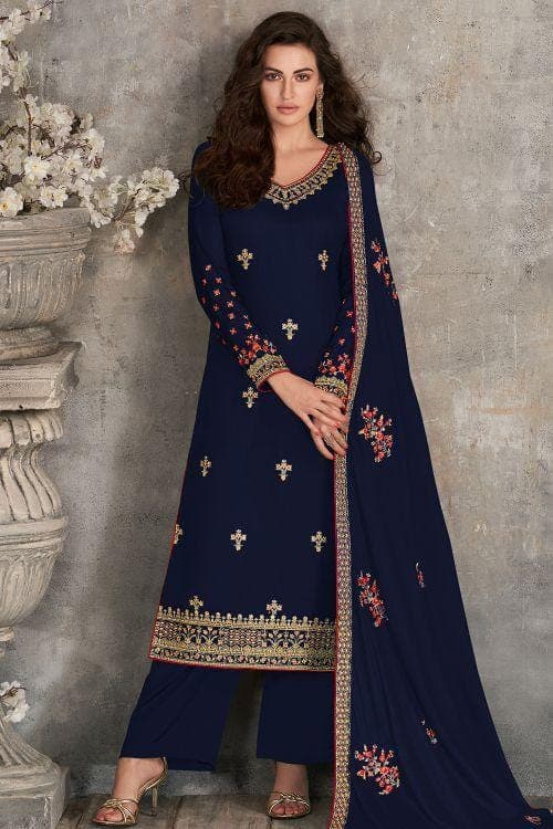 salwar suit with palazzo 