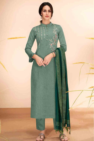 Fern Green Salwar Suit
