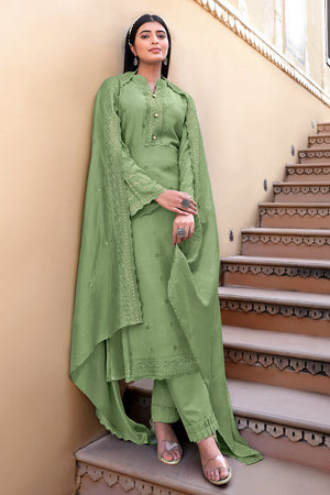 Fern Green Salwar Suit