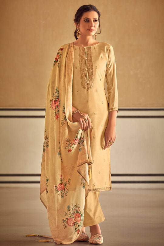 yellow salwar suit