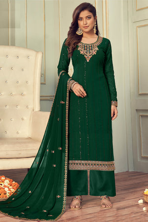 Forest Green Salwar Suit