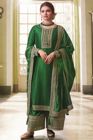 green salwar suit