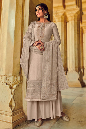 Frost Beige Salwar Suit