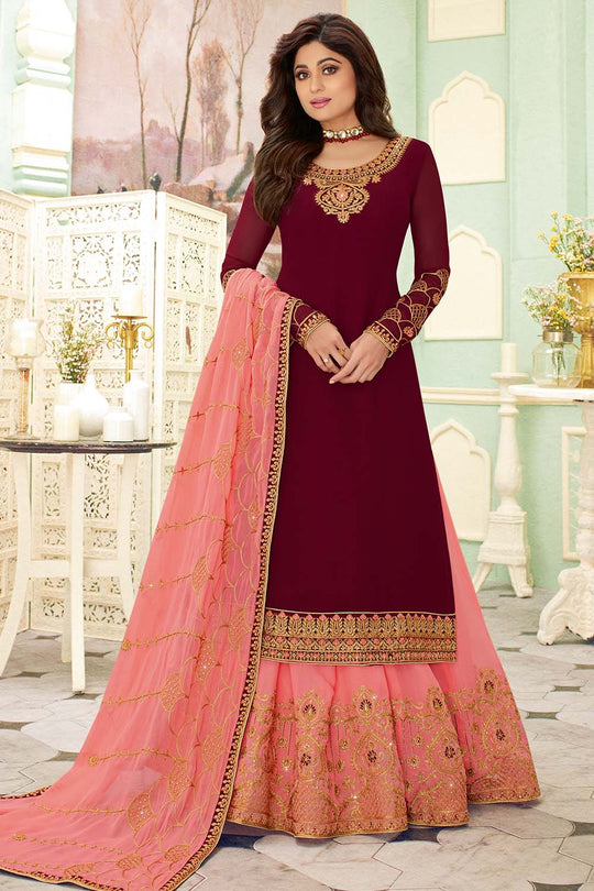 salwar suit with gharara