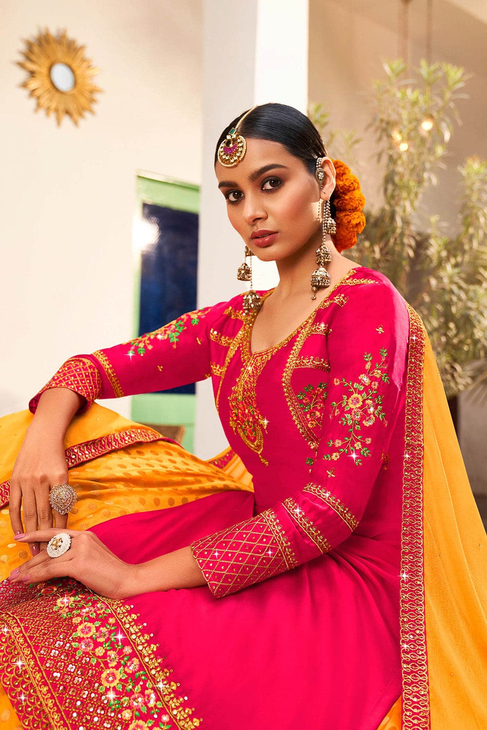 Buy Hot Pink Salwar Suit 55202 Online | Karagiri Buy Hot Pink Salwar Suit 55202 Online | Karagiri