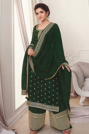 Hunter Green Salwar Suit