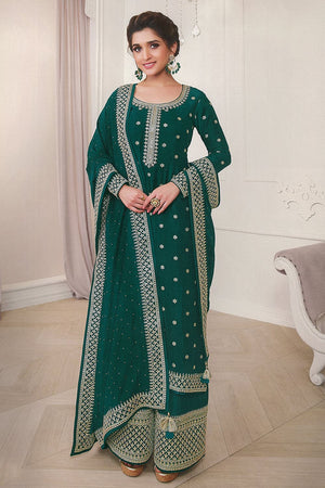 Jungle Green Salwar Suit