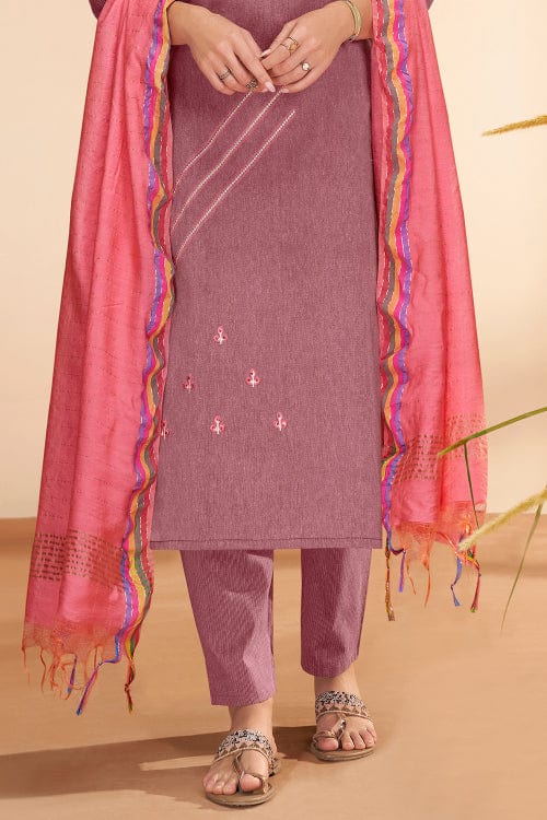 purple salwar suit