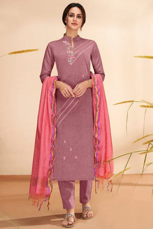 Lilac Purple Salwar Suit