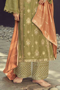 Salwar Suit Moss Green Salwar Suit Dress Material saree online
