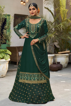 phthalo green dress Buy Phthalo Green Salwar Suit 10658 Online