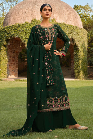 Phthalo Green Salwar Suit