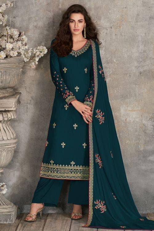 salwar suit with palazzo 